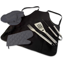 Load image into Gallery viewer, BBQ Apron Tote Pro Grill Set