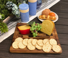Load image into Gallery viewer, Acacia Carving Board & Serving Tray (with Knife)