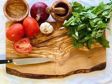Load image into Gallery viewer, Hand-Carved Rustic Cutting Board