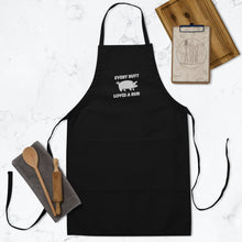 Load image into Gallery viewer, "Every Butt Loves A Rub" Embroidered Apron