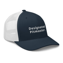 Load image into Gallery viewer, "Designated Pitmaster" Embroidered Trucker Cap