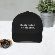 Load image into Gallery viewer, &quot;Designated Pitmaster&quot; Embroidered Trucker Cap
