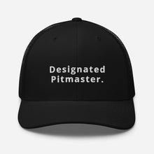 Load image into Gallery viewer, &quot;Designated Pitmaster&quot; Embroidered Trucker Cap
