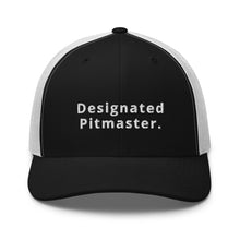 Load image into Gallery viewer, &quot;Designated Pitmaster&quot; Embroidered Trucker Cap
