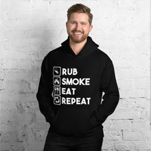 Load image into Gallery viewer, &quot;Rub, Smoke, Eat, Repeat&quot; Hoodie
