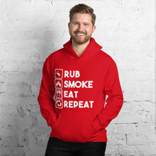 Load image into Gallery viewer, &quot;Rub, Smoke, Eat, Repeat&quot; Hoodie
