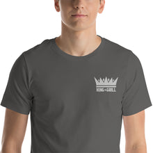 Load image into Gallery viewer, "King of the Grill White" Embroidered T-Shirt
