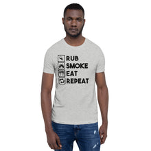 Load image into Gallery viewer, &quot;Rub, Smoke, Eat, Repeat&quot; T-Shirt
