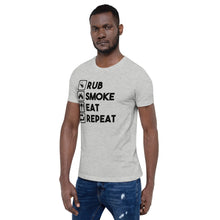 Load image into Gallery viewer, &quot;Rub, Smoke, Eat, Repeat&quot; T-Shirt
