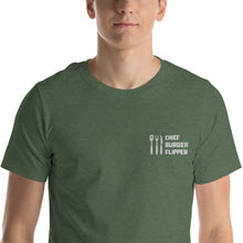 Load image into Gallery viewer, "Chief Burger Flipper" T-Shirt
