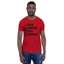 Load image into Gallery viewer, &quot;Rub, Smoke, Eat, Repeat&quot; T-Shirt
