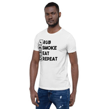 Load image into Gallery viewer, &quot;Rub, Smoke, Eat, Repeat&quot; T-Shirt
